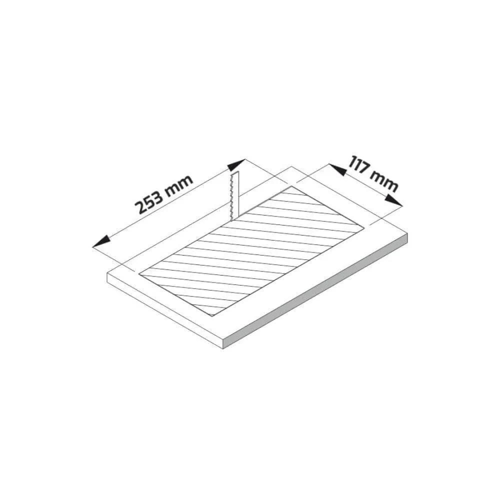 INBOX srebrny 2x gniazdo FR, 2xUSB, 1xRJ45, 1xHDMI
