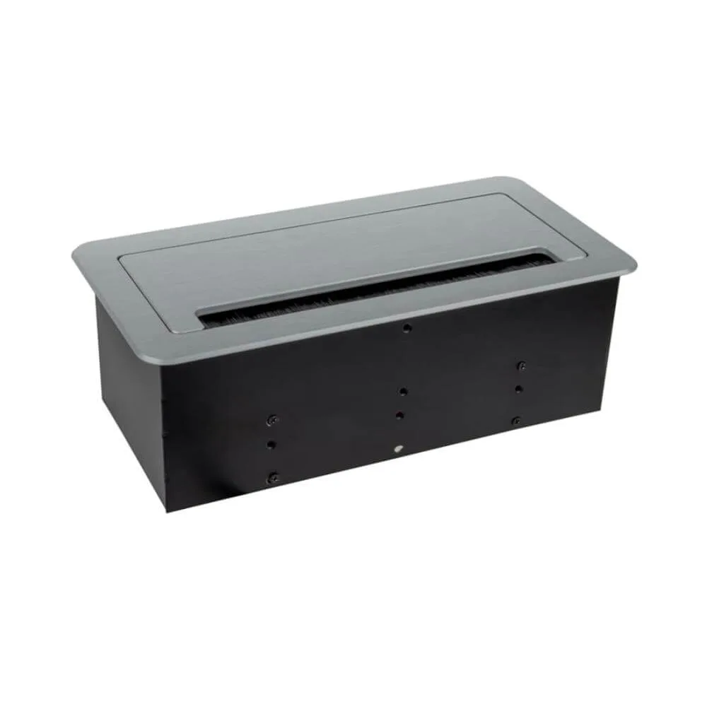 INBOX srebrny 2x gniazdo FR, 2xUSB, 1xRJ45, 1xHDMI