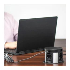 MULTI BOX, czarny, 4 x gniazdo SCHUKO, 2 x USB typ - obrazek 8