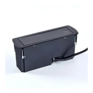 CIZOBOX czarny, 2 x gniazdo FR, 2 x USB, przewód z - obrazek 3