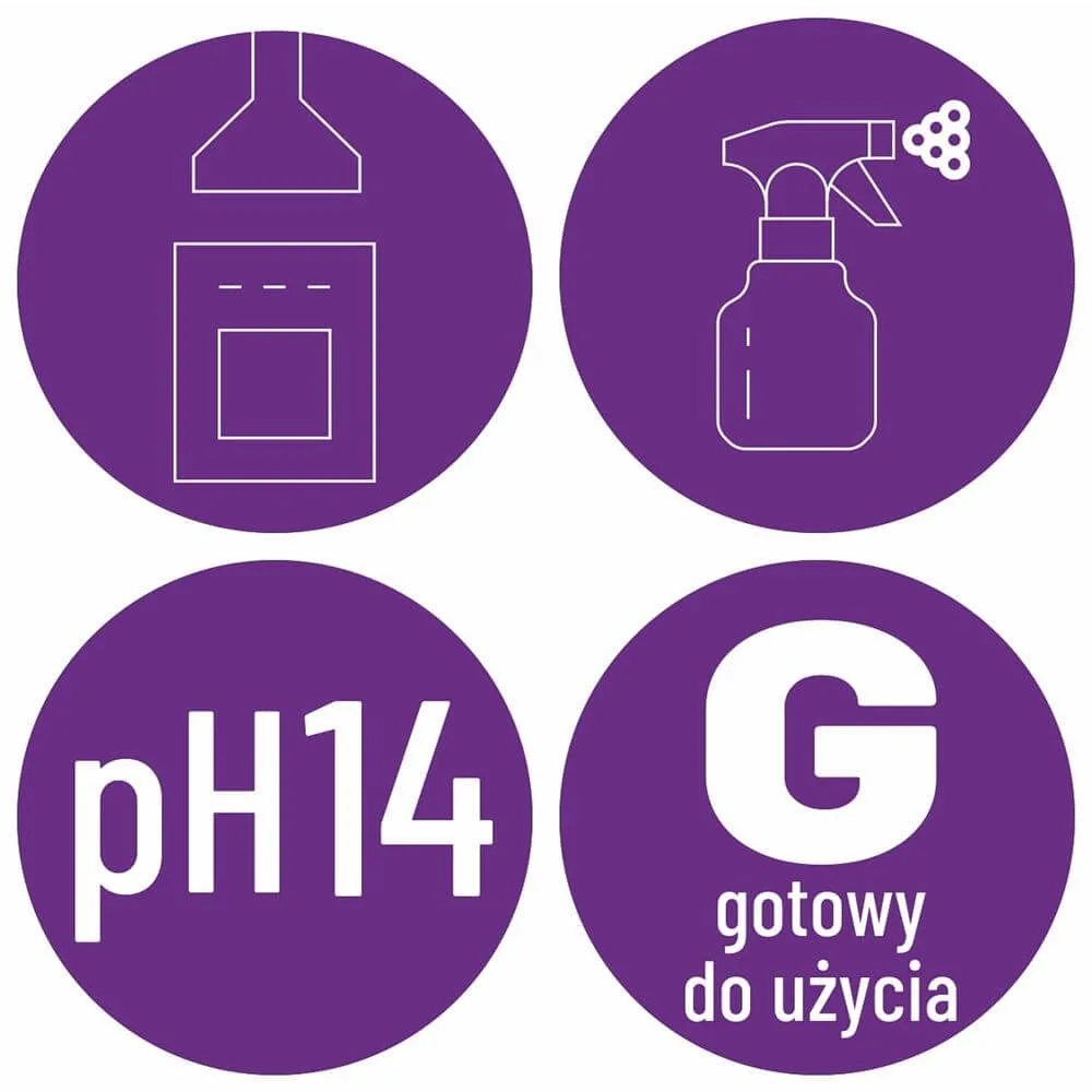Ekologiczna pianka do czyszczenia piekarników, pieców, grillów (EU ECOLABEL) ECO OVEN 1L