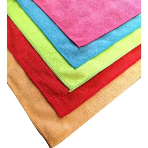 Ścierka mikrofibra 30x30cm220g EE 5szt 5x kolor - obrazek 2