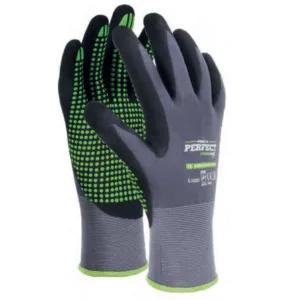 RĘKAWICE NYLONOWE NITRYLOWE ROBOCZE NITRILE FLEX DOTS roz 11 - obrazek 3