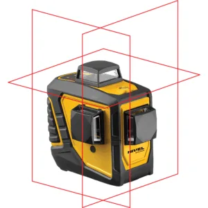 Niwelator laser krzyżowy czerwony NIVEL CL3D 3 płaszczyzny plus statyw - obrazek 2
