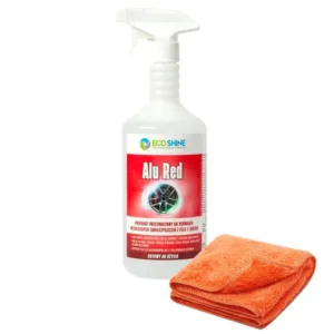 ALU RED 1l butelka TE-CH + mikrofaza 30x30 - obrazek 1