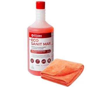 SANIT MAX 1l butelka TE-CH + mikrofaza 30x30 - obrazek 1