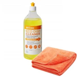 ECO DISH CLEANER 1L TE-CH + mikrofaza 30x30 - obrazek 1