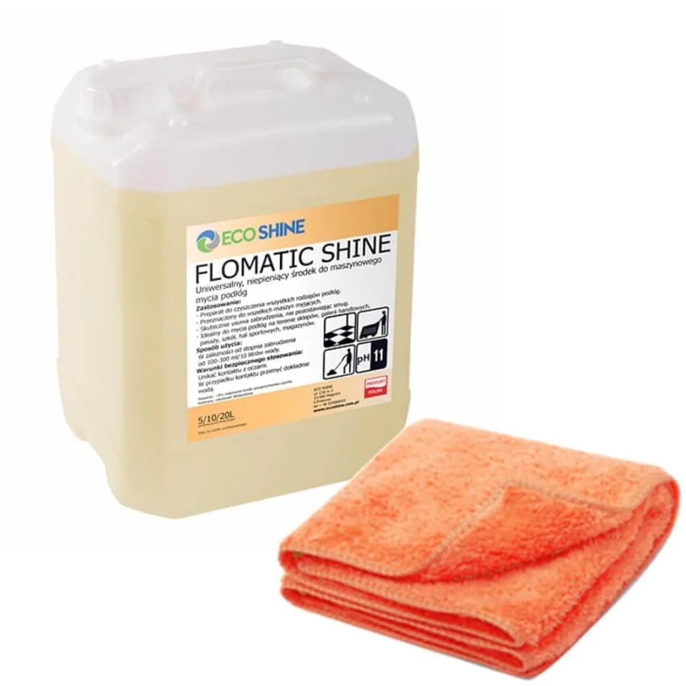 FLOMATIC SHINE 5L kanister TE-CH + mikrofaza 30x