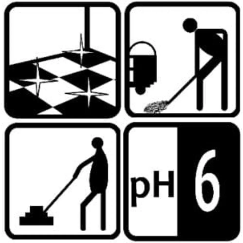 FLOOR CARE 5L kanister TE-CH + mikrofaza 30x30