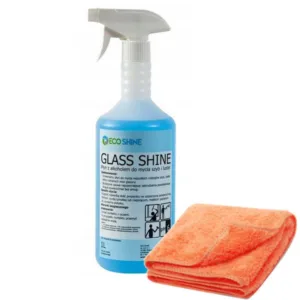 GLASS SHINE 1L butelka TE-CH + mikrofaza 30x30 - obrazek 1