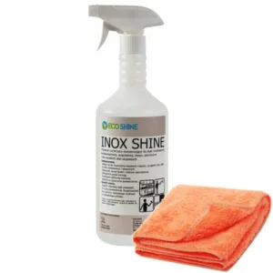 INOX SHINE 1L butelka TE-CH + mikrofaza 30x30 - obrazek 1