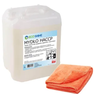 MYDŁO W PŁYNIE HACCP 5L TE-CH + mikrofaza 30x30 - obrazek 1