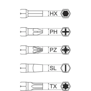 ARVEX bit SW 13MM 100szt - obrazek 5