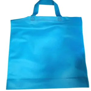 10szt Torba włókninowa siatka na zakupy 40x38x10 turkusowa - obrazek 4