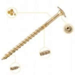 WKCP-08050 wkręty ciesielskie 8x50 hartowane łeb podkładkowy 800szt /16x50szt +BIT - obrazek 5
