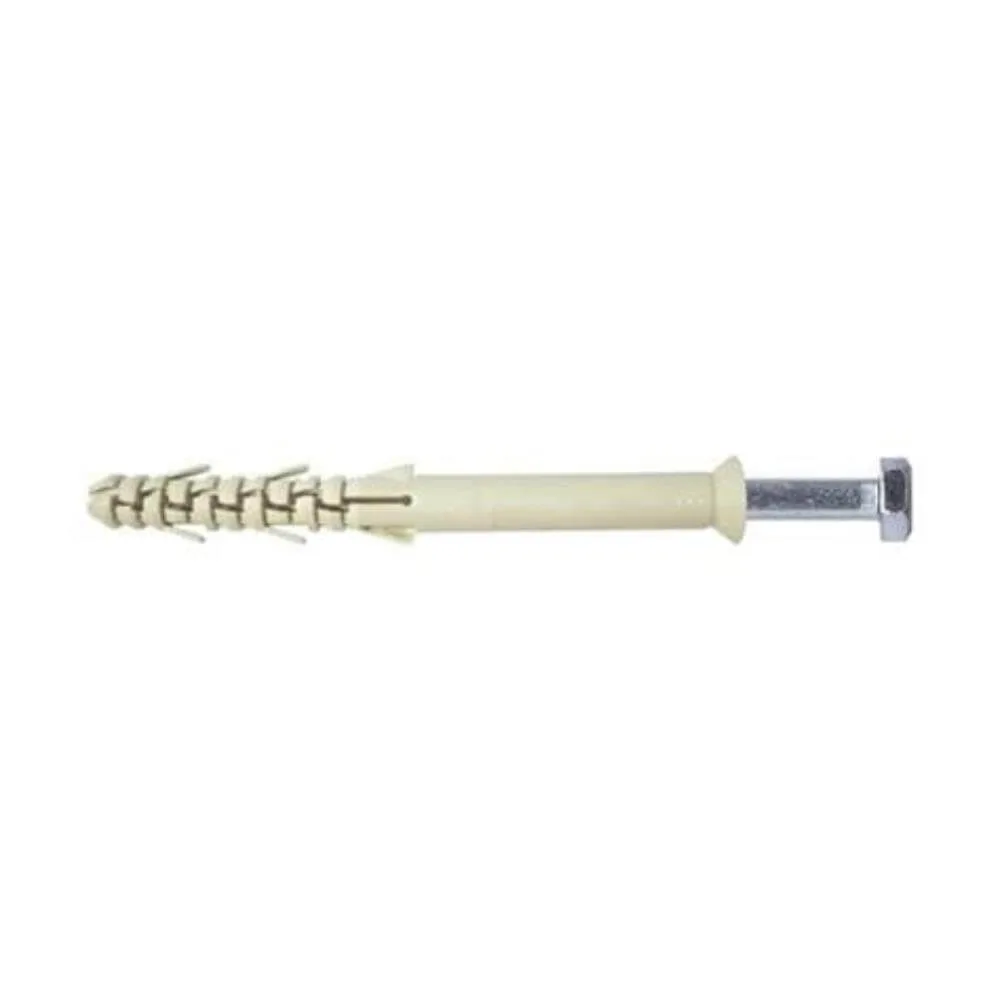 ARS HK 10/080 100 szt 10x80 KOŁEK RAMOWY DO MURÓW PEŁNYCH Z HAKIEM KĄTOWYM, NYLONOWA KOSZULKA