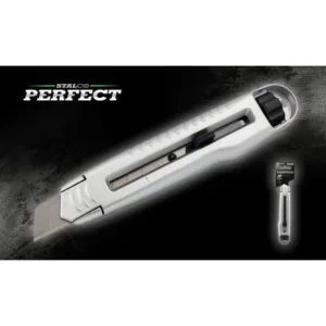 67421 NÓŻ Z OSTRZEM ŁAMANYM 18mm STALCO PERFECT - obrazek 1
