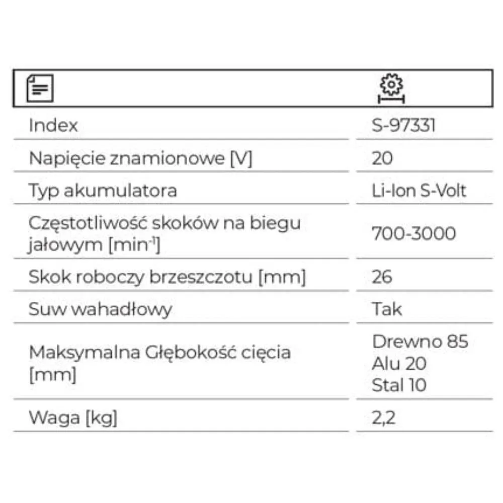 97331 WYRZYNARKA AKUMULATOROWA JSS20-85BLVS STALCO S-VOLT