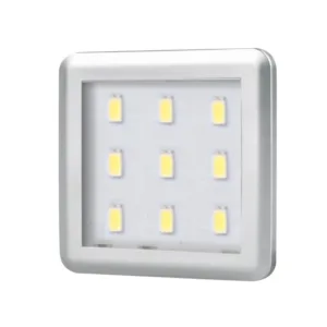 SQUARE 3 oprawa LED, 2,5W 12VDC 9pkt, CIEPŁA kwadr - obrazek 1