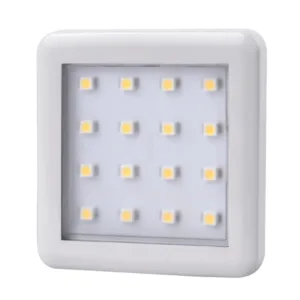 SQUARE 2 BIAŁY, 1,5W 12VDC 16pkt, ZIMNA kwadratowa - obrazek 1