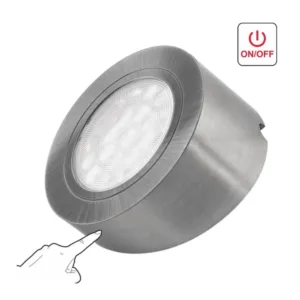 OVAL LED z dystansem MASTER SKOS 12VDC, 2,0W stal - obrazek 1
