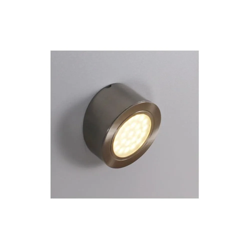 OVAL LED z dystansem SKOS 12VDC, 2,0W stal drapana