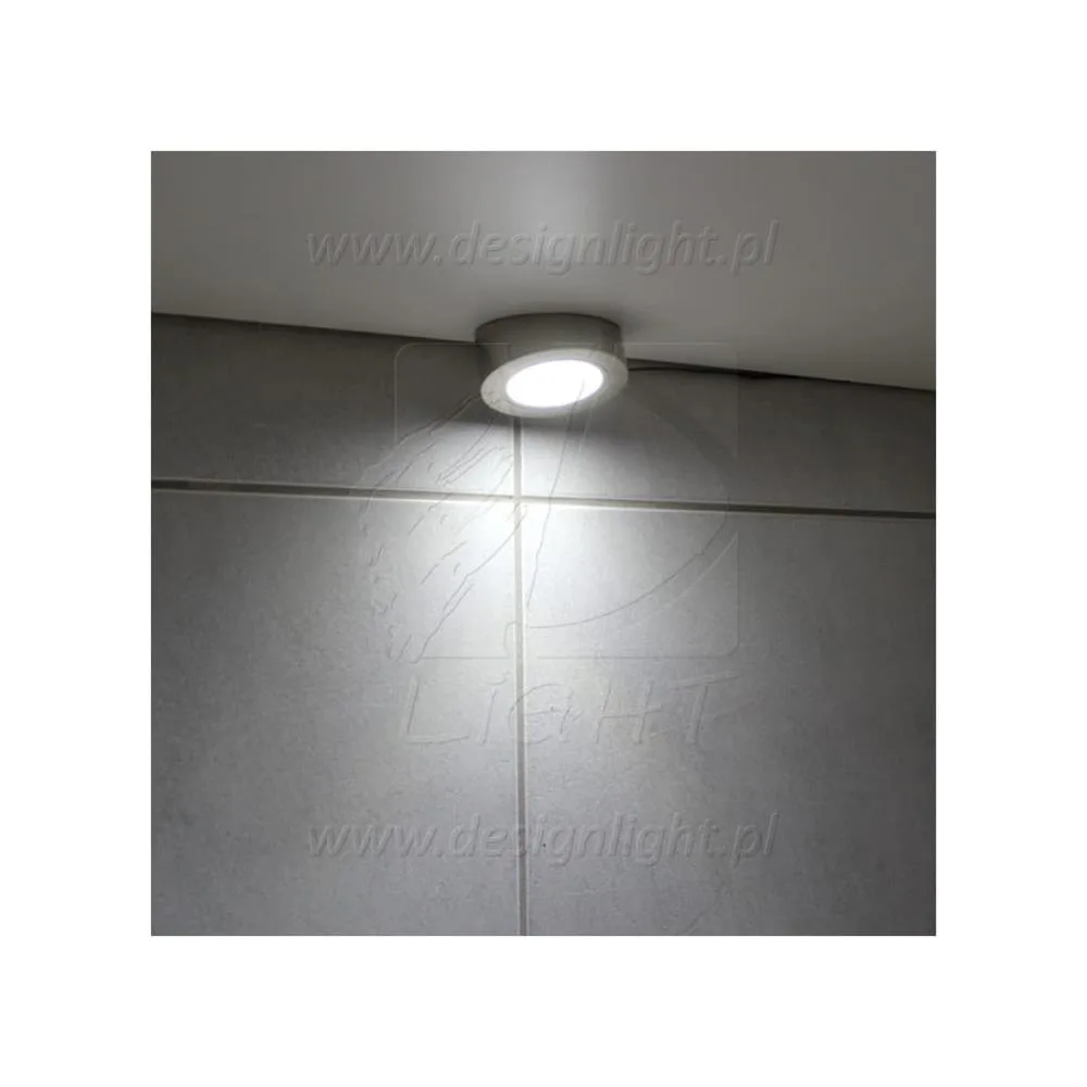 OVAL LED z dystansem SKOS 12VDC, 2,0W stal drapana