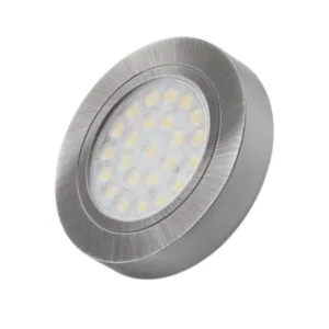 OVAL LED z dystansem 12VDC, 2,0W stal drapana, Neu - obrazek 1
