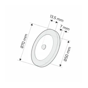 ORBIT PIR oprawa LED, max 3,0W 12VDC, CIEPŁA okrąg - obrazek 2