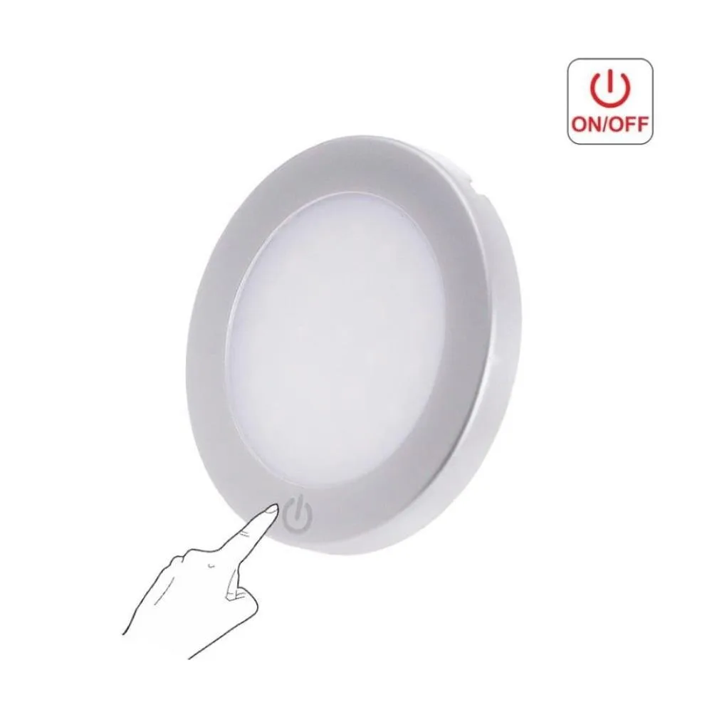 SENSO MASTER 12VDC, 2,5W aluminium, 3000K, 2m prze