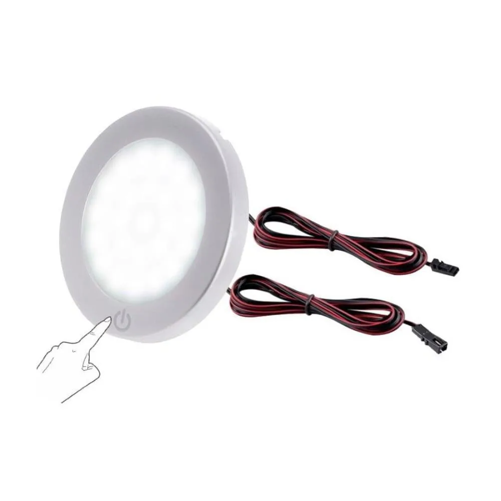 SENSO MASTER 12VDC, 2,5W aluminium, 3000K, 2m prze