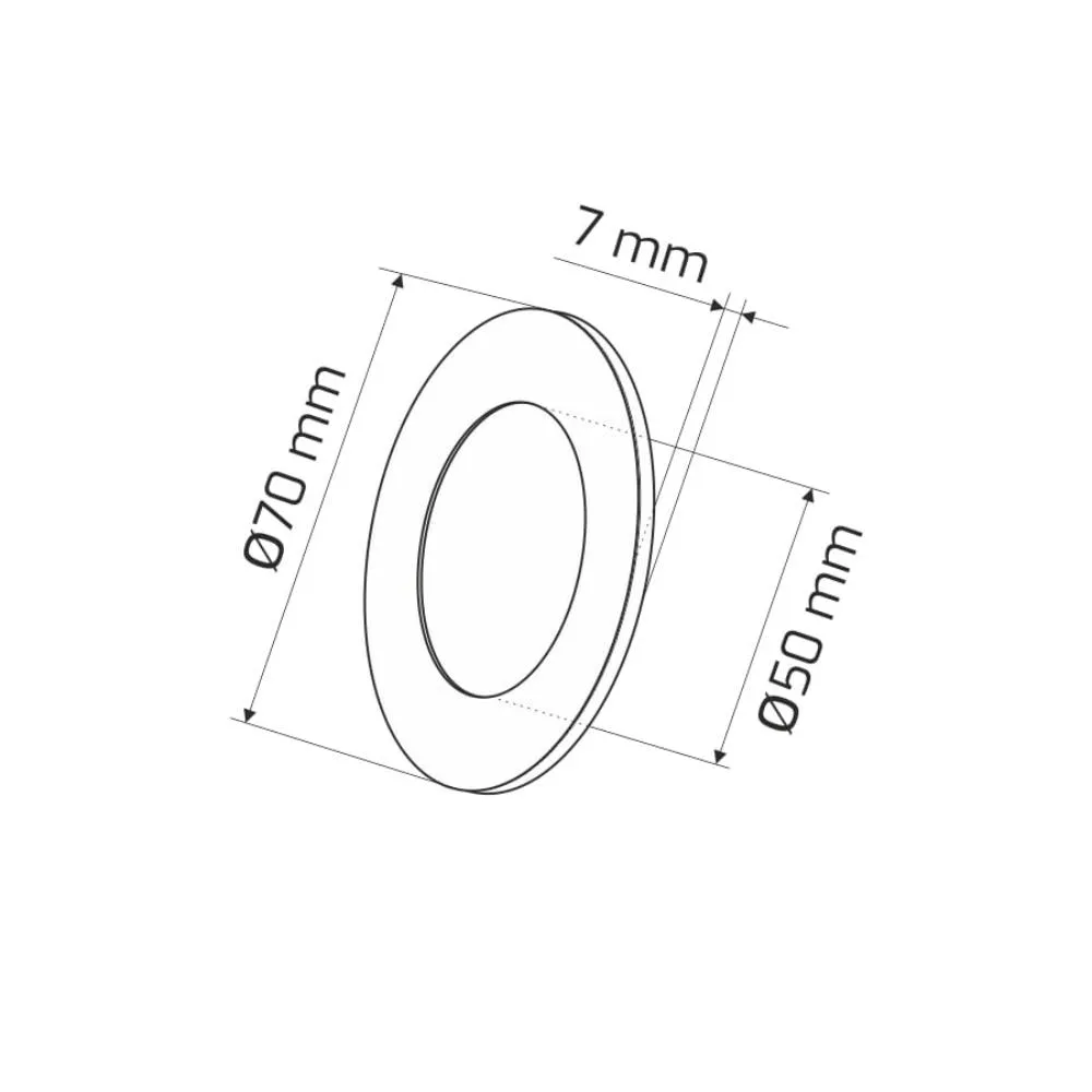 SENSO MASTER 12VDC, 2,5W aluminium, 4000K, 2m prze
