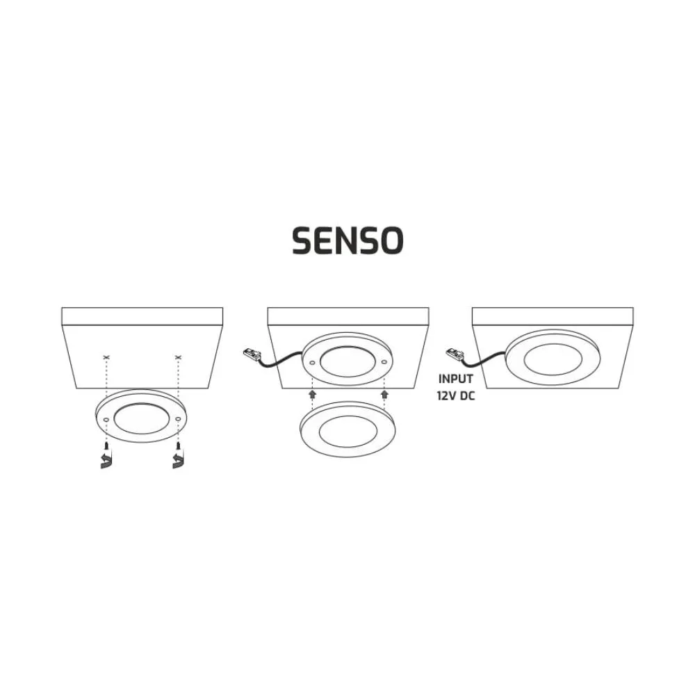ZESTAW SENSO MASTER 3PKT, BARWA CIEPŁA