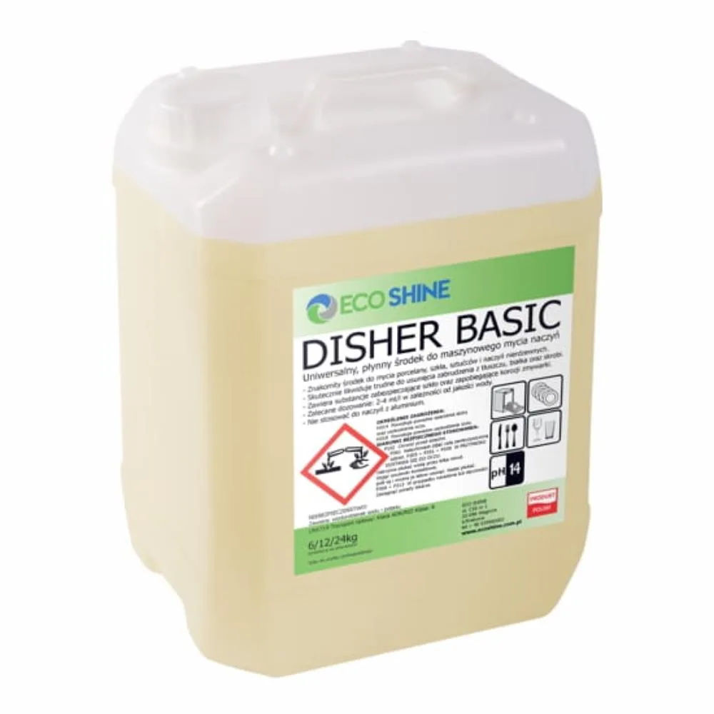 DISHER CL płyn do zmywarki wybielający 10L / 12kg