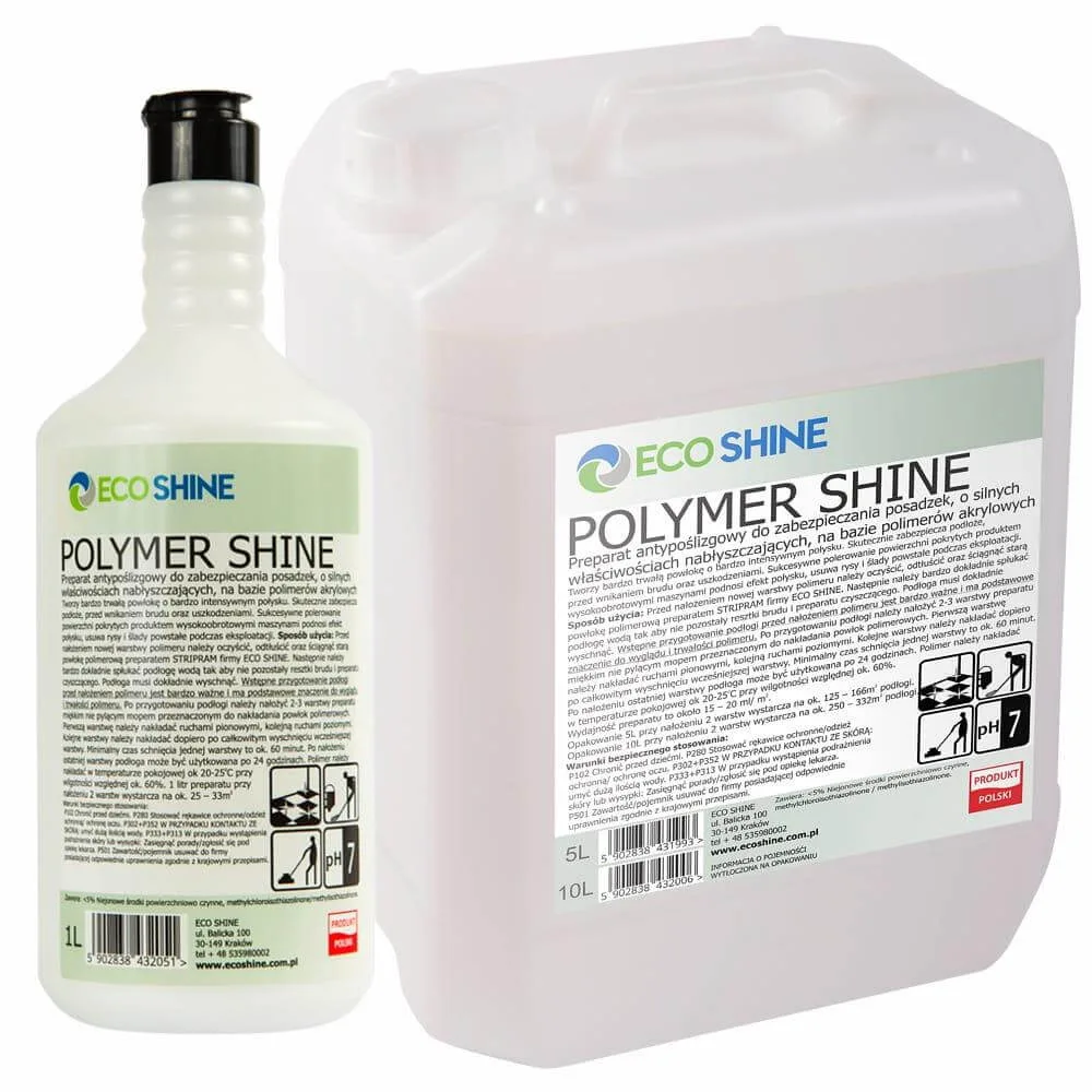 POLYMER SHINE powłoka połysk/ antypoślizgowa 5L