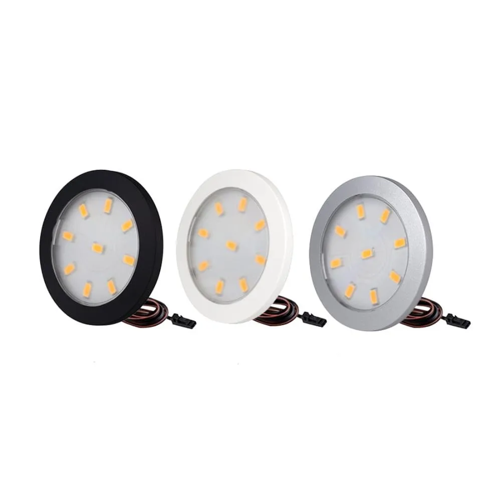 ORBIT XL CZARNY oprawa LED, max 3,0W 12VDC 9pkt, C