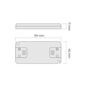 Zasilacz SLIM do LED 6W, 12VDC, BEZ PRZEWODÓW, TUV - obrazek 2