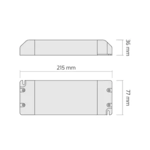 Zasilacz SLIM do LED 260W, 12VDC, BEZ PRZEWODÓW, T - obrazek 2