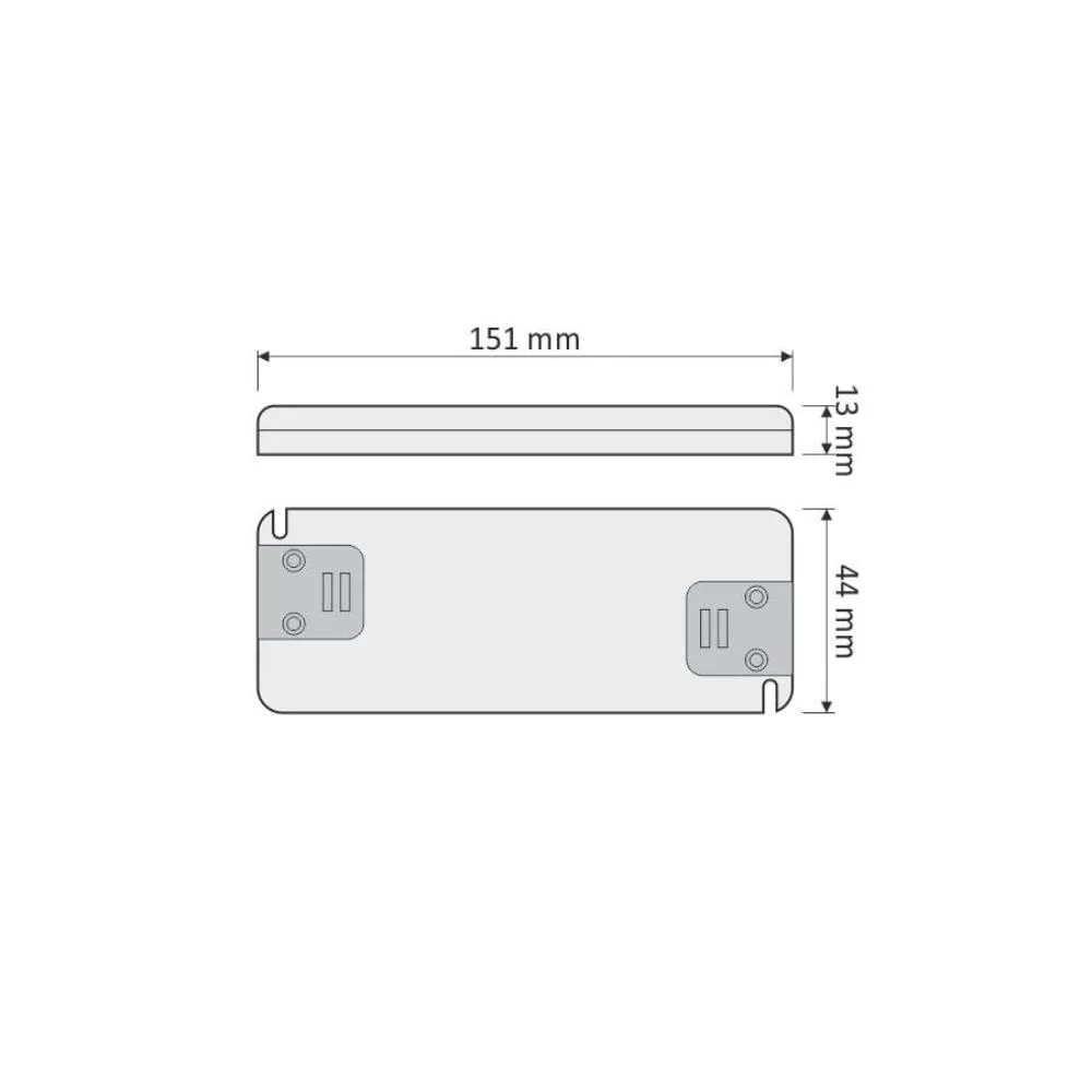 Zasilacz FLAT SLIM LED 15W, 12VDC, BEZ PRZEWODÓW
