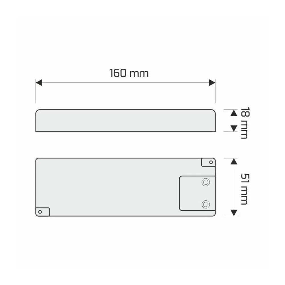 Zasilacz FLAT SLIM LED 30W, 12VDC, BEZ PRZEWODÓW