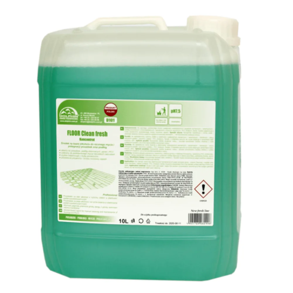 FLOOR Clean fresh koncentrat DOLPHIN podłogi 10L zapach owocowy