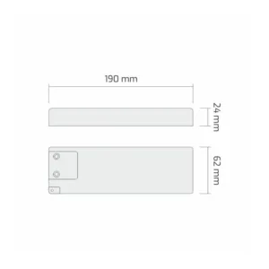 Zasilacz FLAT SLIM LED 60W, 12VDC, BEZ PRZEWODÓW - obrazek 2