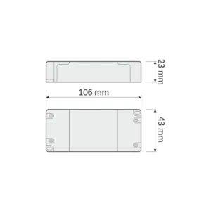 Zasilacz do LED 16W, 12VDC, BEZ PRZEWODÓW, STANDAR - obrazek 2