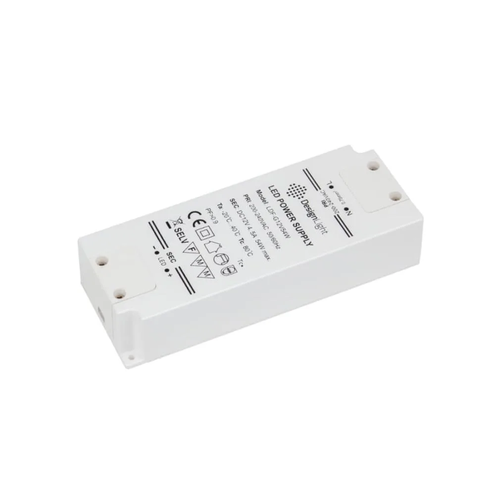 Zasilacz do LED 54W, 12VDC, BEZ PRZEWODÓW, STANDAR