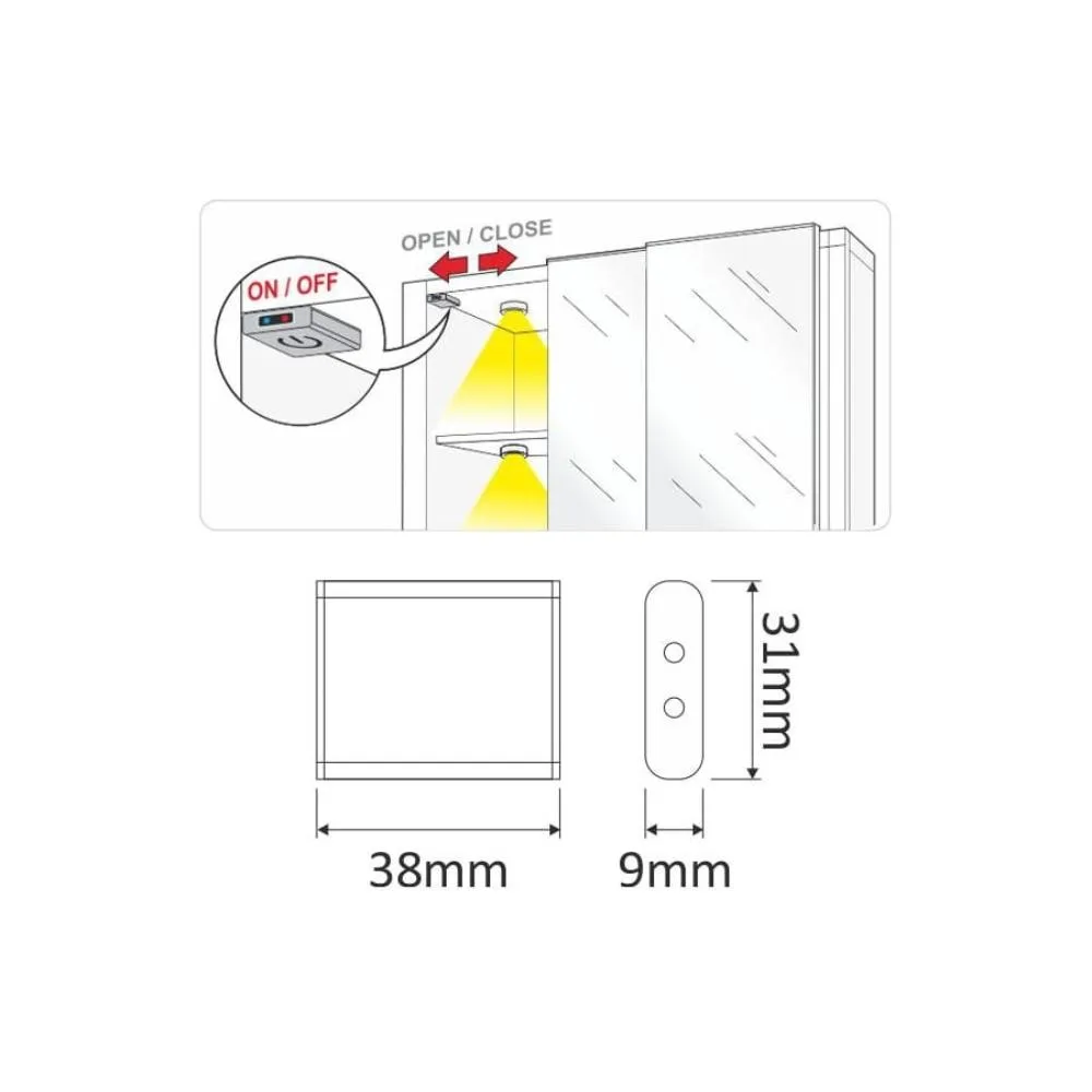 Wyłącznik IR ruchowy model WRS-MOVE 12VDC, 36W, ko