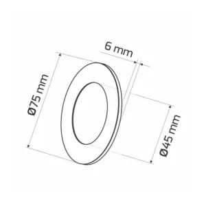 MAGNETO 12VDC, 2,8W BIAŁY, 3000K, 2m przew. mini a - obrazek 2