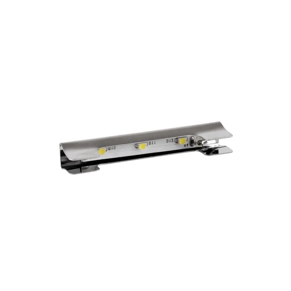 Klips LED plastikowy, 2m mini konek. biały ciepły