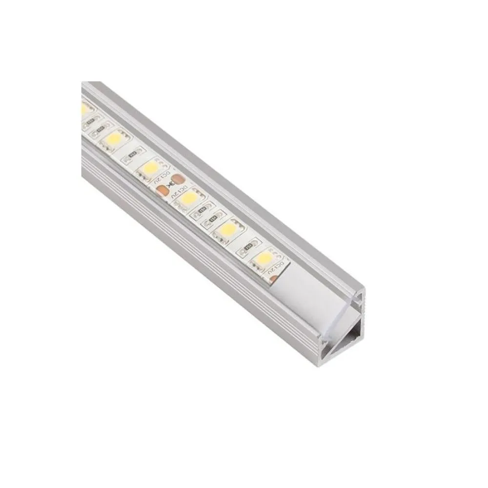PROFIL TRILINE MINI 2M, KĄTOWY ALUMINIUM TRANSPARE
