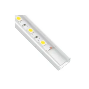 PROFIL LINE MINI 2M, NAKŁADANY BIAŁY, TRANSPARENT - obrazek 1