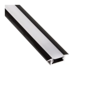 PROFIL INLINE MINI XL LED 2M, WPUSZCZANY CZARNY, k - obrazek 1